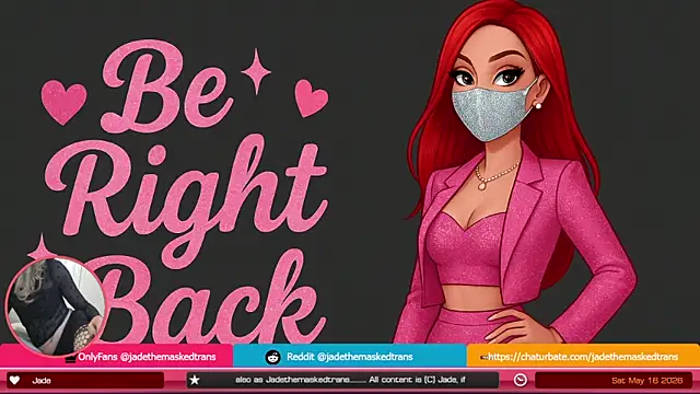 jadethemaskedtrans online show from 05/15/26, 10:50