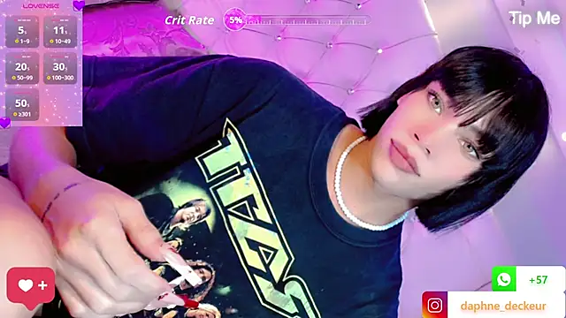 Daphnne XXX online show from 11/25/25, 07:36