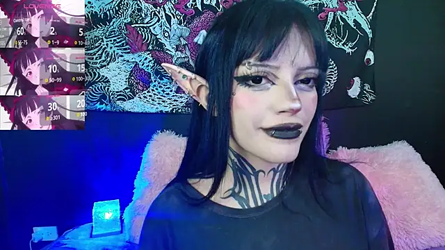 Snapshot of GothGaby chatting on 10/26/25, 03:45 GothGaby online show from 10/26/25, 03:45