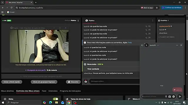 ana rosadinha online show from 11/27/25, 02:13