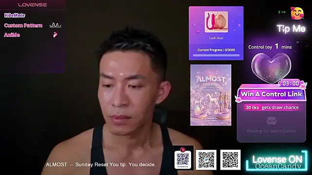 OceanCandy online show from 01/18/26, 03:05