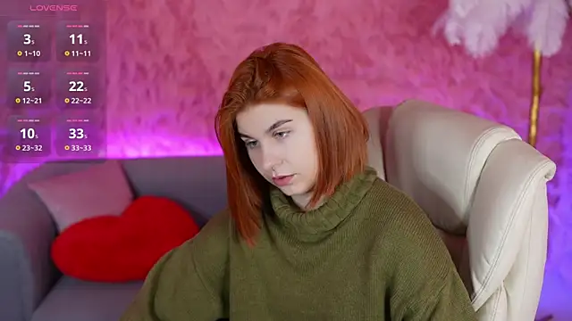 GingerPinky online show from 03/12/26, 07:25