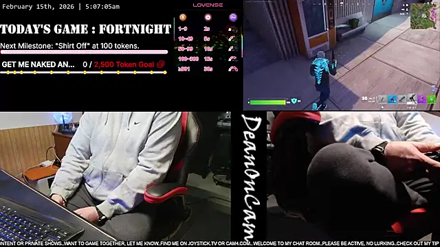 DeanonCam online show from 02/15/26, 11:08