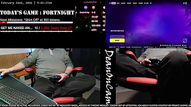 DeanonCam online show from 02/22/26, 03:43