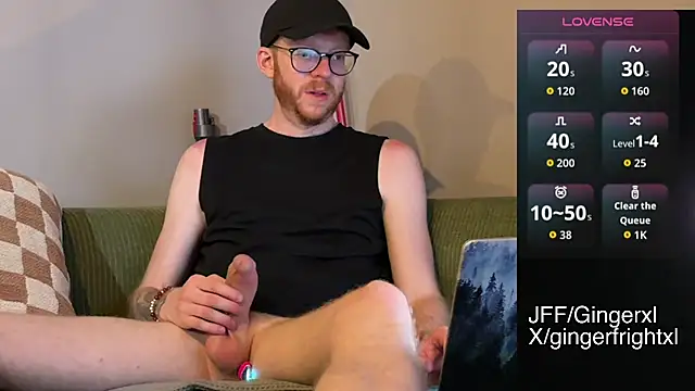 Snapshot of Gingerxl8 chatting on 06/14/26, 01:47 Gingerxl8 online show from 06/14/26, 01:47