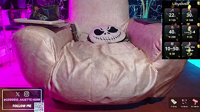 GoddessJulietteNoiir online show from 04/25/26, 11:13