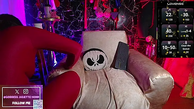 GoddessJulietteNoiir online show from 06/08/26, 10:37