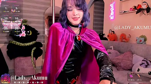 LadyAkumu online show from 07/02/26, 03:45