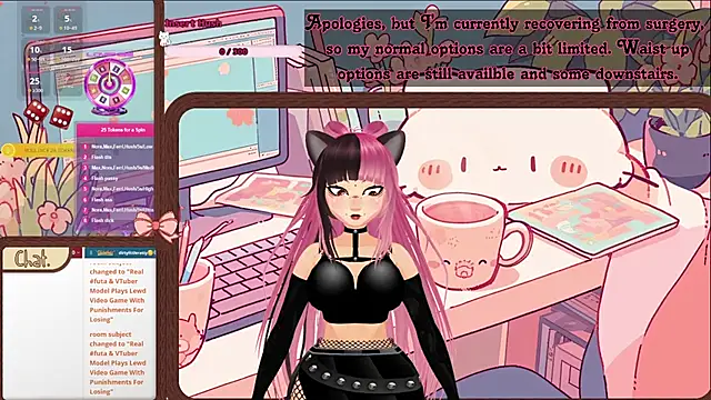 Snapshot of DirtyLilRatty chatting on 07/28/26, 01:23 DirtyLilRatty online show from 07/28/26, 01:23