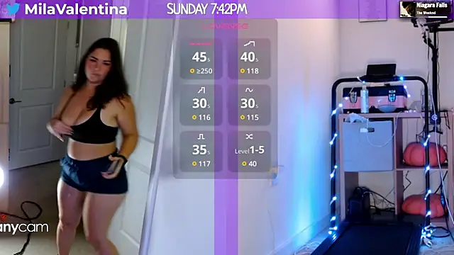 Snapshot of MilaValentina chatting on 02/17/25, 12:43 MilaValentina online show from 02/17/25, 12:43