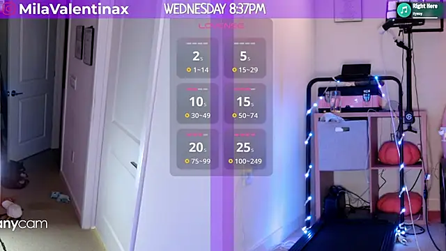Snapshot of MilaValentina chatting on 02/27/25, 01:38 MilaValentina online show from 02/27/25, 01:38