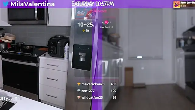 Snapshot of MilaValentina chatting on 03/04/25, 02:06 MilaValentina online show from 03/04/25, 02:06