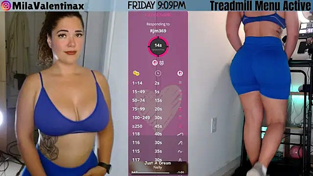 MilaValentina online show from 04/18/26, 01:09