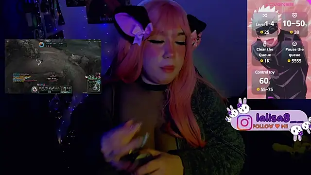 Snapshot of lalisa8 chatting on 01/17/25, 10:55 lalisa8 online show from 01/17/25, 10:55