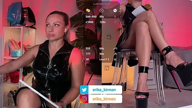 Snapshot of Erika_Kirman chatting on 06/21/26, 10:07 Erika Kirman online show from 06/21/26, 10:07
