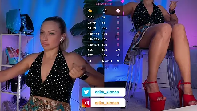 Snapshot of Erika_Kirman chatting on 06/26/26, 11:03 Erika Kirman online show from 06/26/26, 11:03