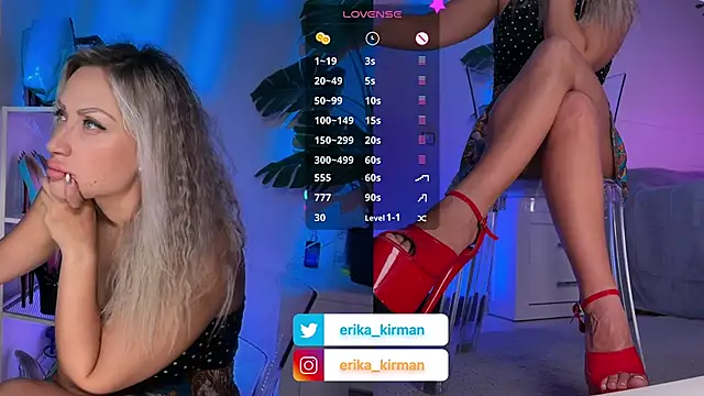 Snapshot of Erika_Kirman chatting on 06/27/26, 01:17 Erika Kirman online show from 06/27/26, 01:17