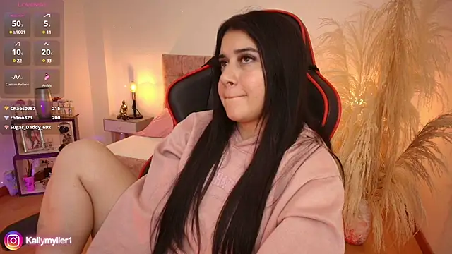 Snapshot of KallyMyller1 chatting on 01/29/25, 10:11 KallyMyller1 online show from 01/29/25, 10:11