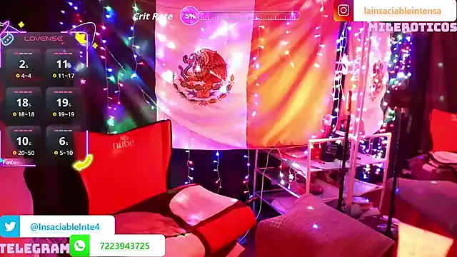 Snapshot of LaInsaciableIntensa chatting on 11/07/25, 01:49 LaInsaciableIntensa online show from 11/07/25, 01:49