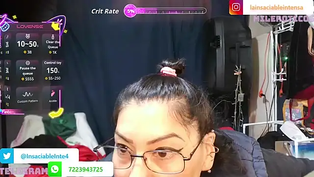 LaInsaciableIntensa online show from 04/24/26, 12:02