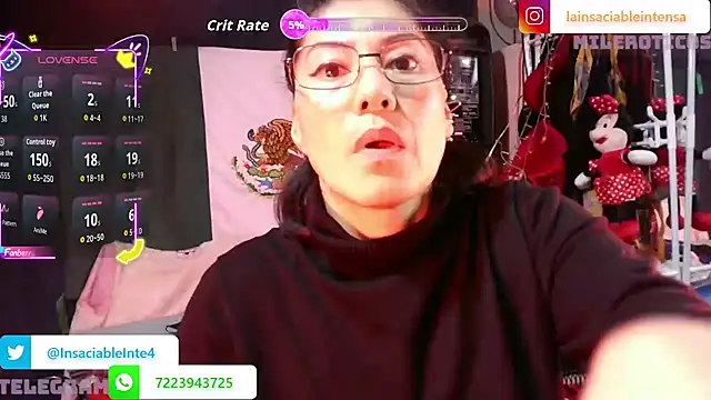 LaInsaciableIntensa online show from 05/15/26, 02:07