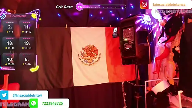 LaInsaciableIntensa online show from 05/24/26, 01:32