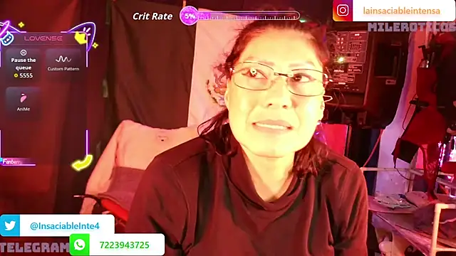 LaInsaciableIntensa online show from 06/08/26, 01:39