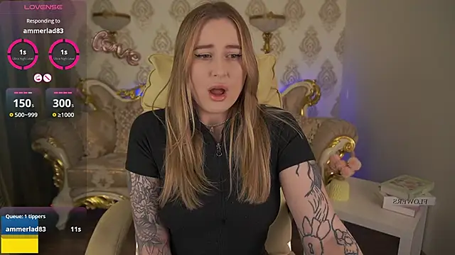 Snapshot of ArolinaNight chatting on 02/18/25, 10:03 ArolinaNight online show from 02/18/25, 10:03