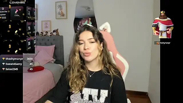 samysweet 8 online show from 02/17/25, 04:04