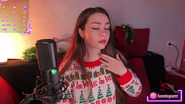 Snapshot of How2Meow chatting on 12/29/24, 05:33 How2Meow online show from 12/29/24, 05:33