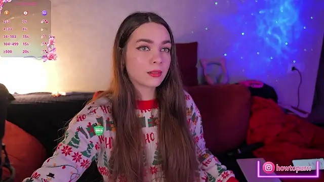 Snapshot of How2Meow chatting on 02/23/25, 05:18 How2Meow online show from 02/23/25, 05:18