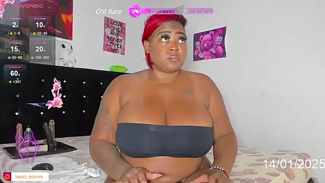 SWEETVICKY XX online show from 01/14/25, 08:04