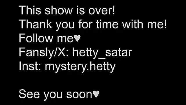 Hetty satar online show from 03/01/25, 12:28