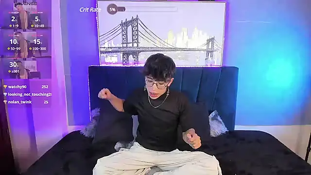 Snapshot of Andrew_thevil chatting on 12/18/24, 08:14 Andrew thevil online show from 12/18/24, 08:14