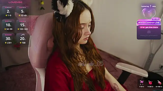 Snapshot of molly_russell chatting on 01/13/25, 04:30 molly russell online show from 01/13/25, 04:30