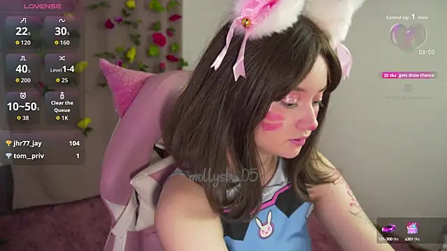 Snapshot of molly_russell chatting on 09/19/25, 10:43 molly russell online show from 09/19/25, 10:43